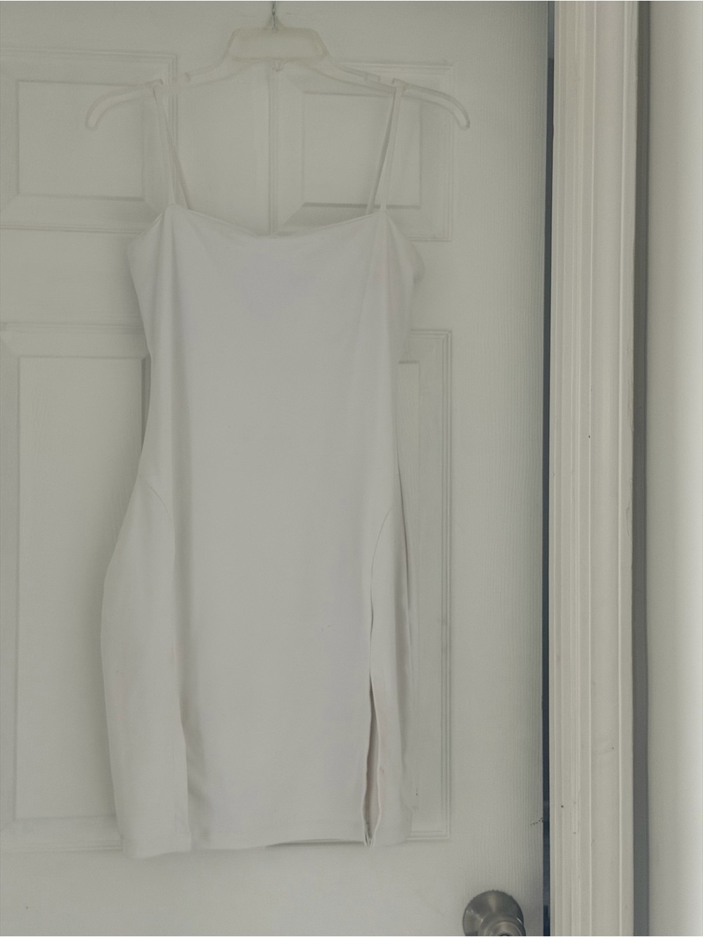 Susana Monaco White Spaghetti Strap Dress Able to stretch more in bust area